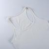 Y2K Summer Camisole Vest Knitted Slim Fit Top European and American Women's Sexy Solid Color Sports Jumpsuit