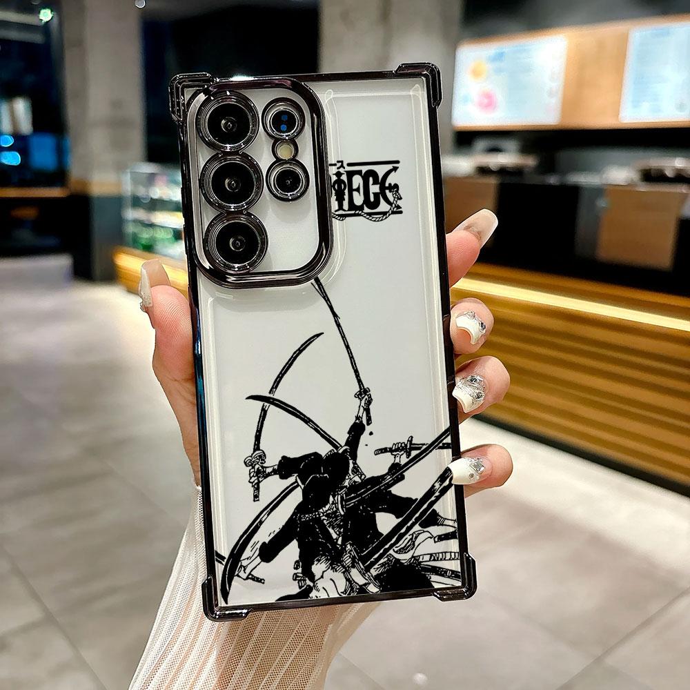 Чехол-бампер Roronoa Zoro One Pieces Manga для телефона Galaxy S26 Ultra Чехол для Samsung S26 S25 S24 S23 S21 Ultra S20 FE S25 Plus