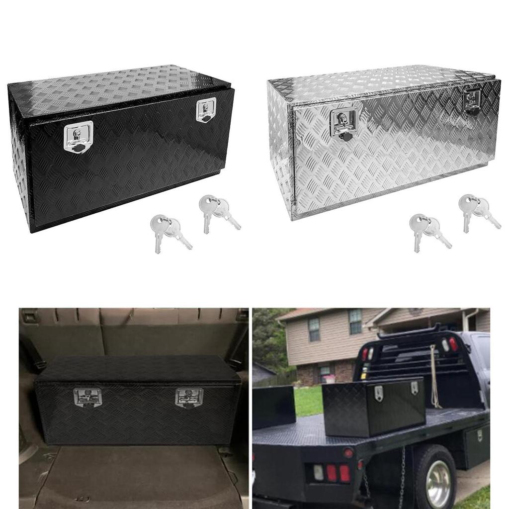 Прицепной ящик для инструментов Подкузовное хранение Гаражный кейс Садоводство Ящик для инструментов в кузов грузовика