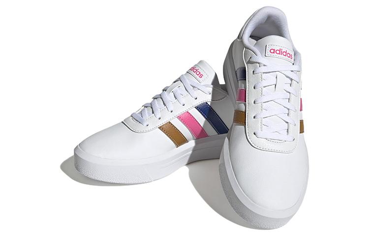 adidas Женские Court Platform 'Белый Фиолетовый Розовый Коричневый' Женские HP9429
