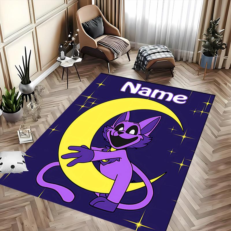 Custom personalization Smiling Critters Area Rug - Perfect For Kitchen, Bathroom,Laundry Room Decor Large Size Available,Gift All Seasons