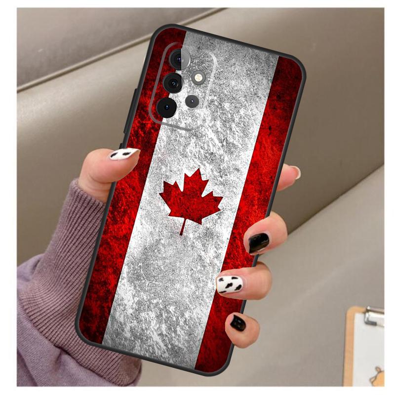 Канада Канадский флаг Чехол для Samsung Galaxy A34 A54 A14 A06 A16 A26 A36 A56 A12 A32 A52 A13 A33 A53 A15 A35 A55