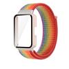 Чехол для ПК + Нейлоновый ремешок для Samsung Galaxy Fit 3 Комплект из двух частей Сменная защитная оболочка для Galaxy Fit 3 Дышащий ремешок для часов
