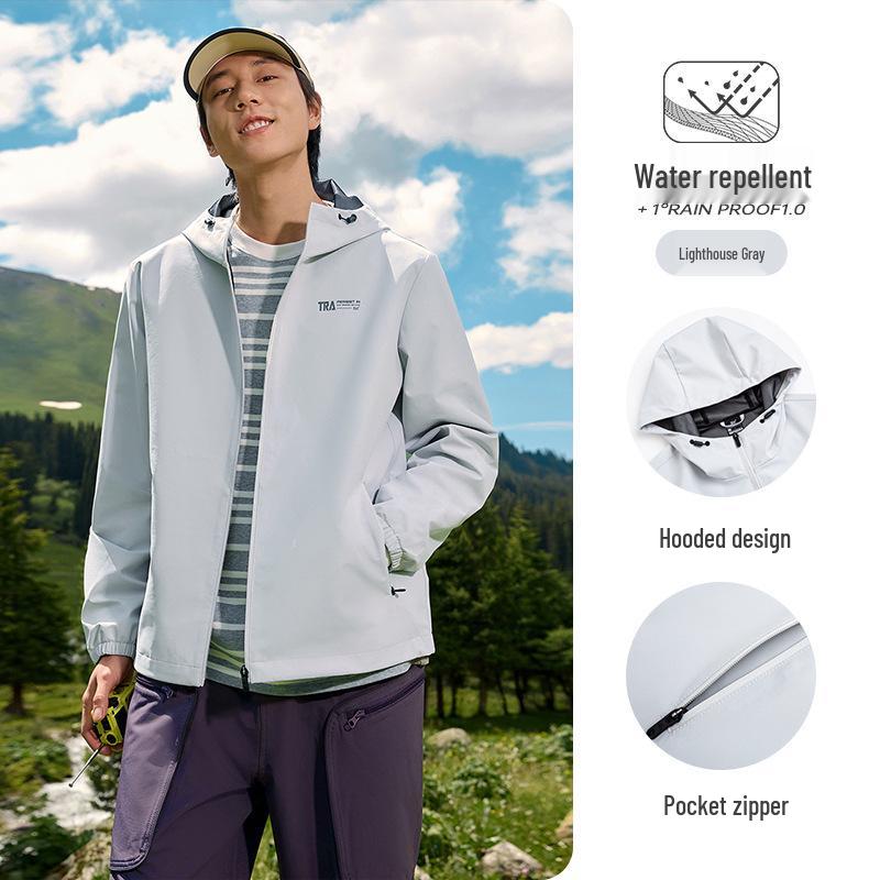 Мужская ветрозащитная водоотталкивающая ветровка 361 Sportswear с воротником-стойкой для осени/зимы 2026