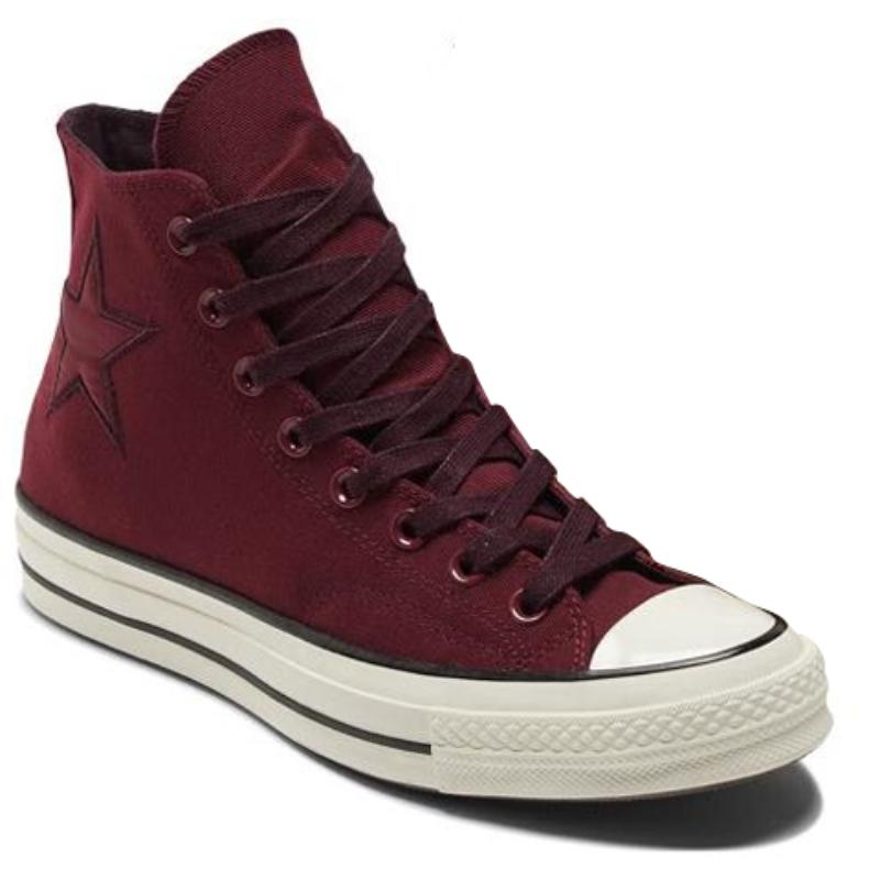 Converse 1970-е Chuck Taylor All Star Модные Винтажные Повседневные Износостойкие Дышащие Высокие парусиновые Унисекс Красные