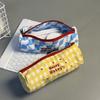 Embroidered Pencil Case Large Capacity Stationery Bag Durable Stationery Pouch  Students Gift