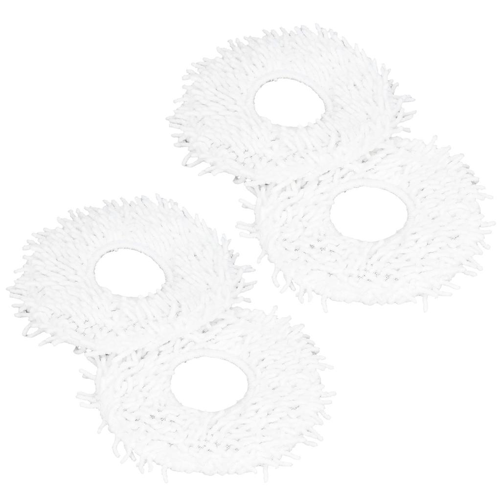 4 шт. Сменная швабра для подметальной машины, тряпка для мытья полов, накладка для швабры, нетканый материал для робота-подметальщика N9+