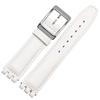 ZHUOLEI Swatch Watch Includes 3 Spring Spring Bar and Box Strap, 17mm/19mm, White, Bars, Remover,