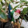 Забавная статуэтка садового гнома-карлика, креативная полимерная скульптура для улицы, помещения, патио, двора, лужайки, украшения крыльца, оригинальный подарок