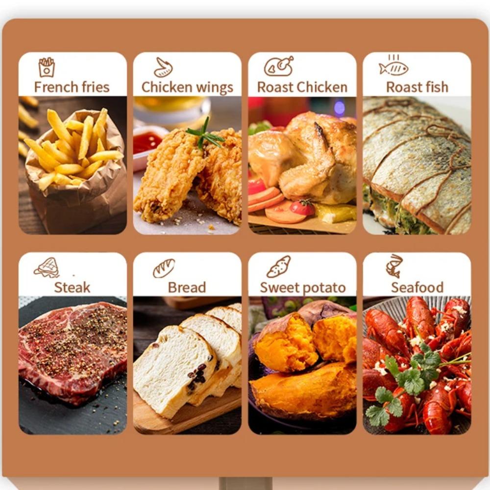 50/100 шт., одноразовая бумага для фритюрницы, антипригарная бумага для выпечки, круглые бумажные вкладыши для фритюрницы, бумажные кухонные аксессуары