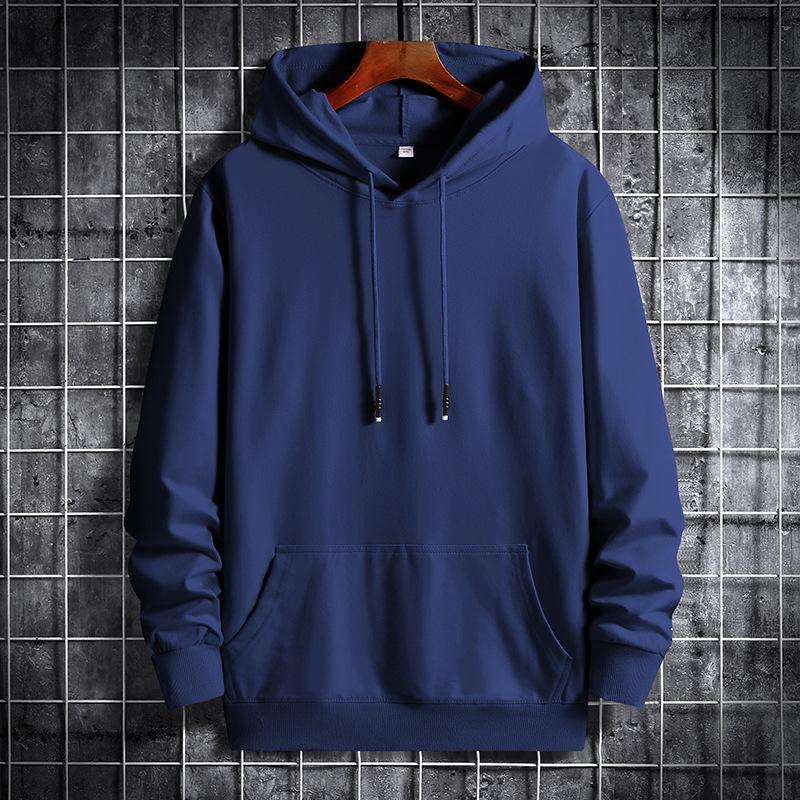 IELGY Повседневный мужской однотонный свитер с капюшоном