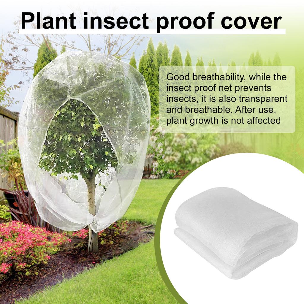 Садовая сетка для черничного куста, сетка от насекомых и птиц с завязкой, защитные сетчатые мешки для растений для фруктовых деревьев, помидоров, цветов