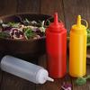 4Pcs Kitchen Plastic Seasoning Dispensing Bottles with Lid Multifunctional Pigment Squeeze