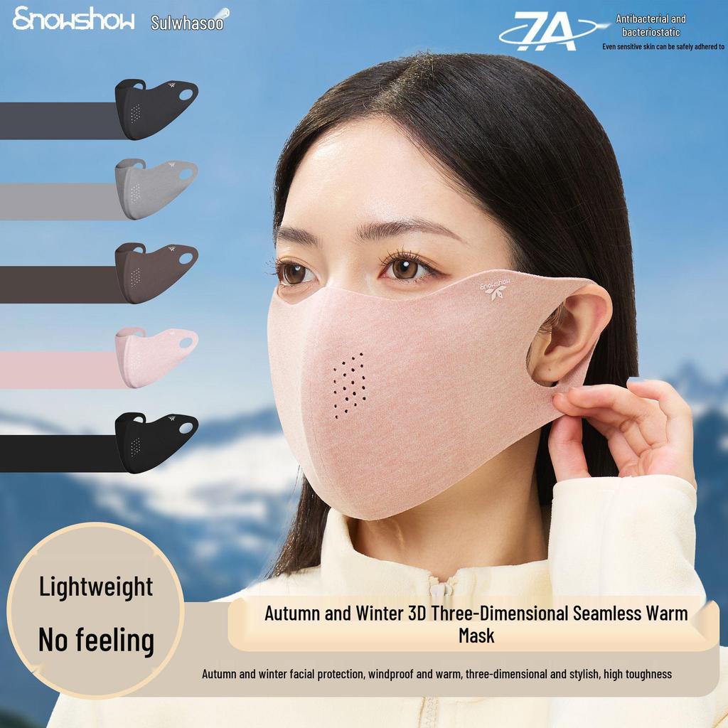 Exclusive Newcomer 3D Velvet Seamless Warm Mask with Windproof, Coldproof, and Antibacterial Eye Corner Protection