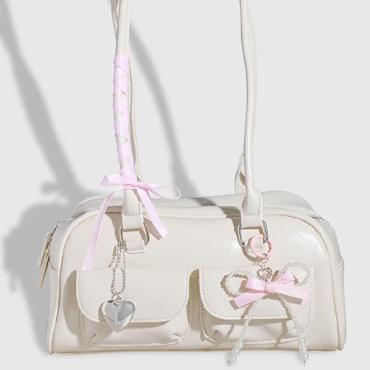 3 шт. Имитация жемчуга Бантик Сердце Звезда Брелок Брелок Изысканный Брелок Ручной работы Автомобильный Ключ Украшение для Женщин