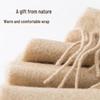 Hengyuanxiang Pure Wool Warm Scarf & Shawl