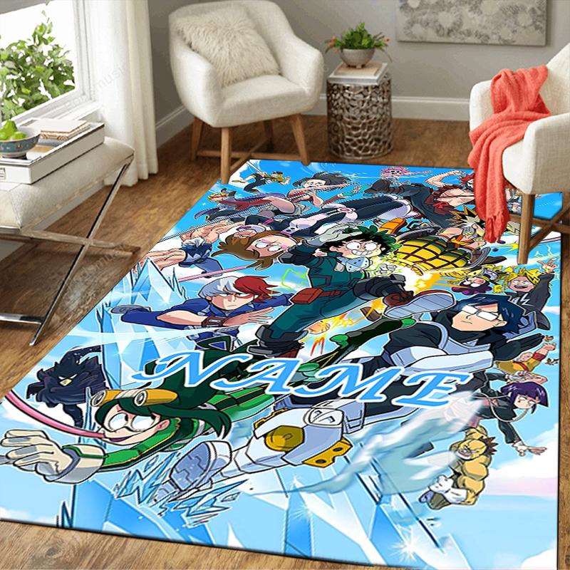 Custom 1Pc Hero Academy Adventure Rug Office Carpet Indoor Outdoor Entrance Doormat Nonslip Soft And Comfortable Living Room D2915124