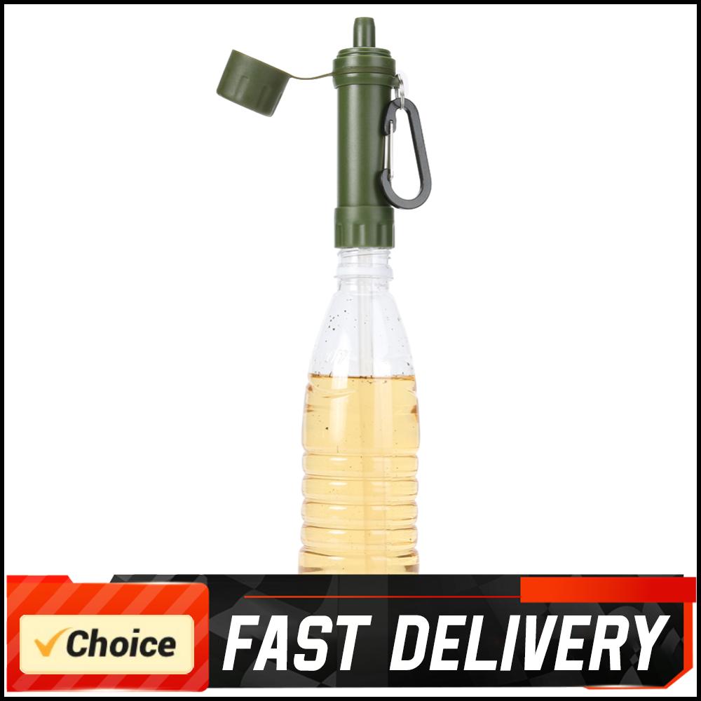 Outdoor Drinking Water Filtration Purifier Emergency Life Portable Survival Straw Water Filter for Climbing Travel Camping
