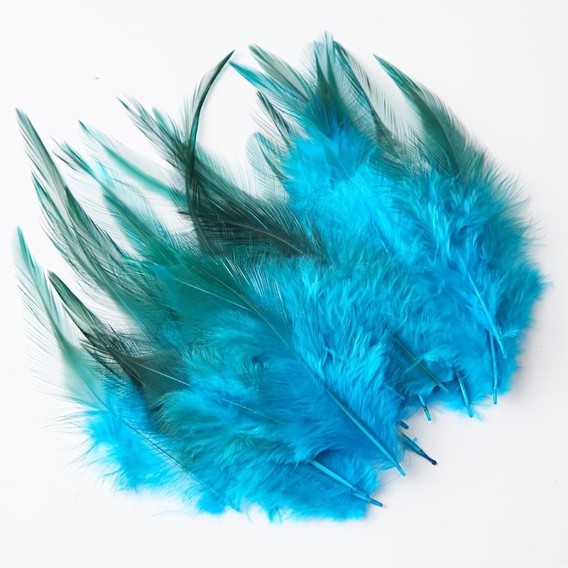 Rooster Feather 3-5inches for Crafts Grizzly Chicken Saddle Fly Tying Feather Dream Cather Jewelry Earring Accessory