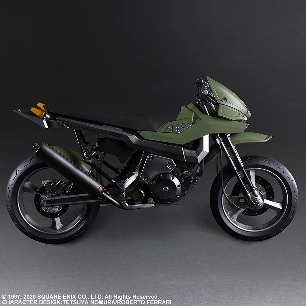 SQUARE ENIX Final Fantasy VII Remake PLAY ARTS Kai Jessie Bike SET PVC Painted Movable Figure &