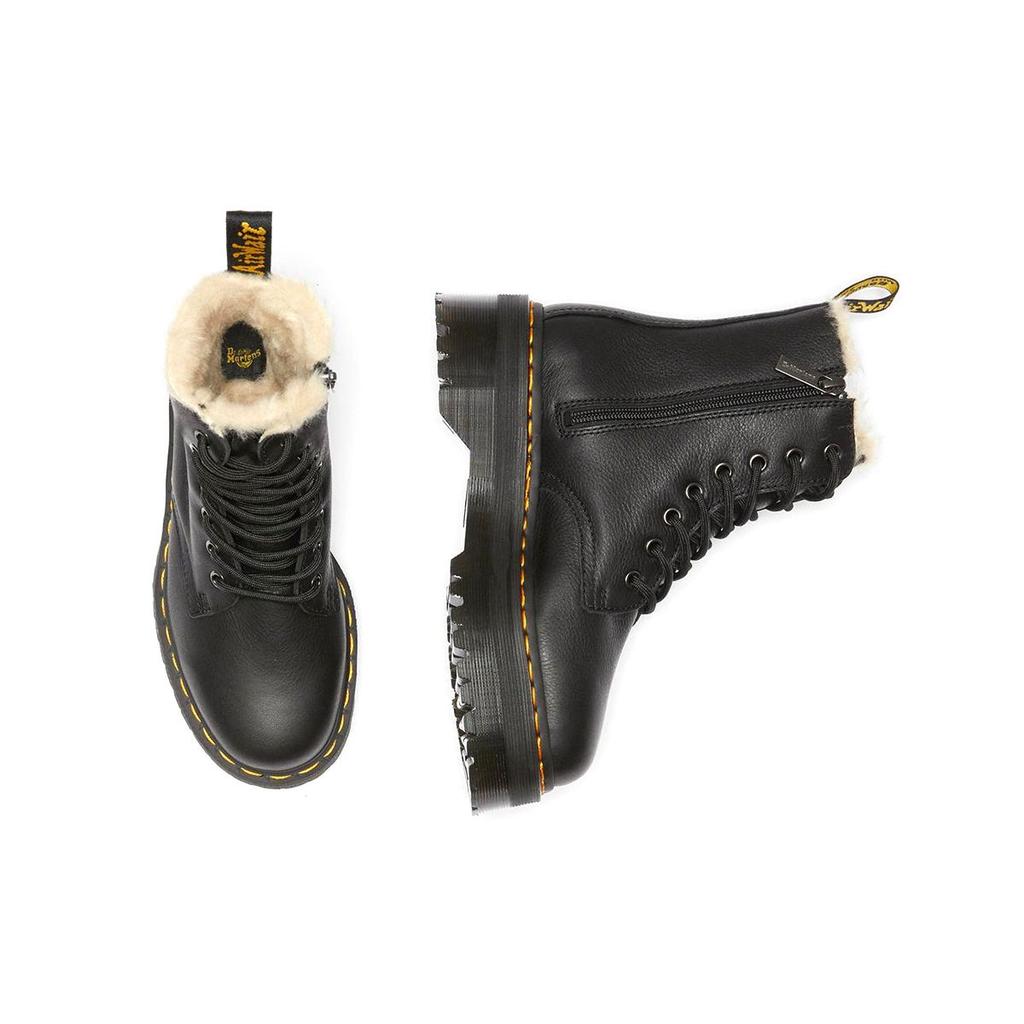 Dr. Martens Ботинки Jadon на платформе с подкладкой из искусственного меха, черные мужские кроссовки 25637001