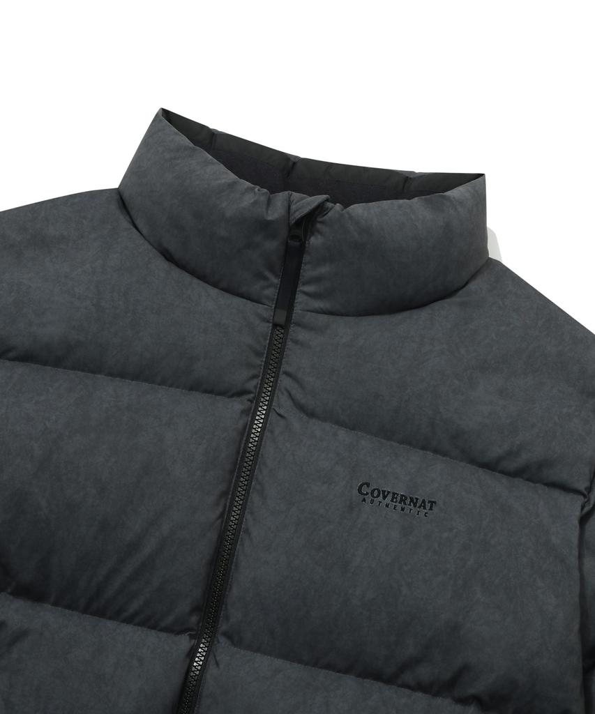 Covernat Rds Civic Origin Vintage Short Puffer Charcoal