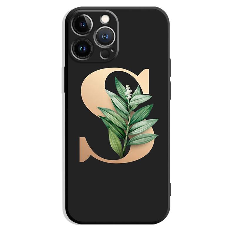 Чехол для телефона с буквенным принтом для iPhone Samsung Galaxy Redmi Xiaomi Oppo OnePlus Note SA 7 8 9 10 11 12 13 14 20 21 22 23 53 54 Pro Max Plus Ultra TPU Soft