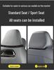 Maybach Car Headrest and Back Support Pillow Set
