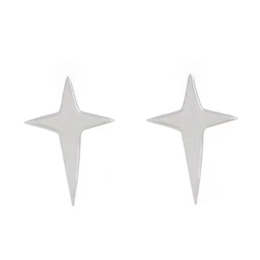 Street Wear Women Party Men Hoop Earrings Men Accessories Stars Cross Earrings Korean Earrings