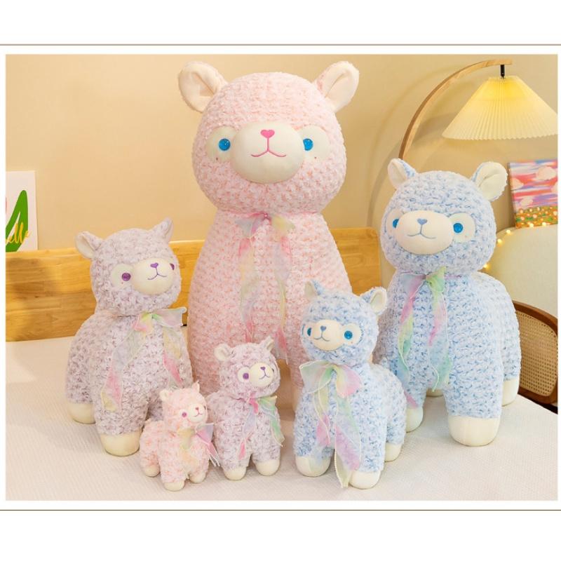 Cute Llama Alpaca Plush Toy For Girls Birthday Gift, Cartoon Lamb Stuffed Animal Pillow