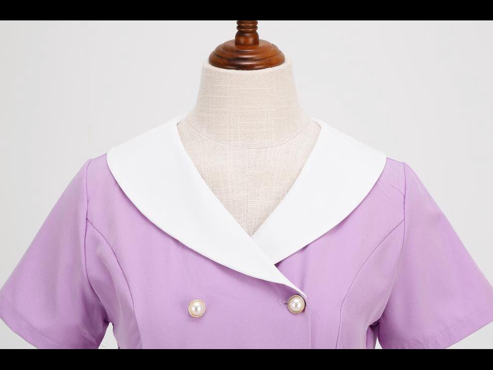 Летнее ретро-платье 2023 года с короткими рукавами и однотонным принтом