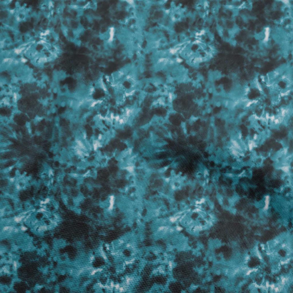 oneOone Cotton Flex Dark Green Fabric Tie Dye Dress Material Fabric Print Fabric By The Yard 40 Inch