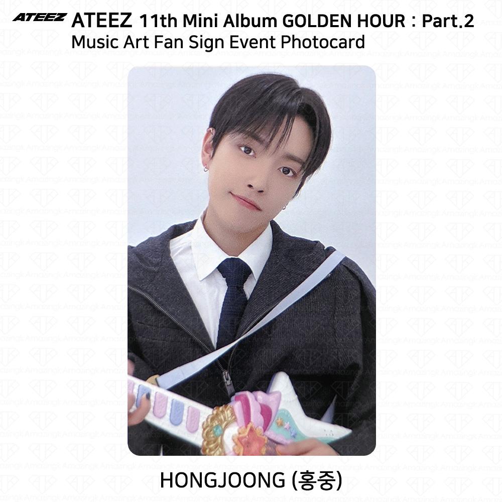 ATEEZ Golden Hour Part.2 Music Art Fan Sign Event Photocard