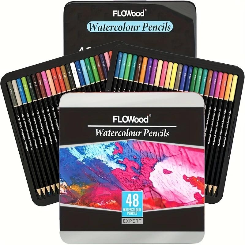 Набор акварельных/масляных карандашей, художественные принадлежности, мягкие профессиональные акварельные карандаши для взрослых, цветные карандаши, идеально подходящие для рисования