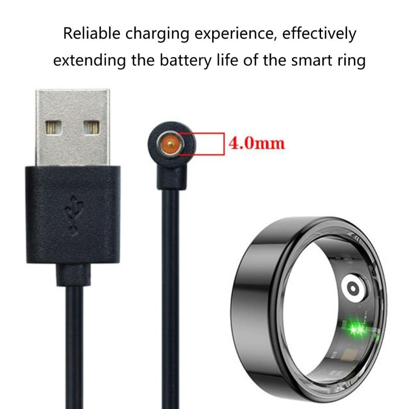 Зарядный кабель для магнитного USB-зарядного шнура с расстоянием 4 мм, износостойкий, для путешествий, портативный, 30 см