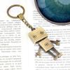 Retro style creative exquisite robot bag pendant key chain