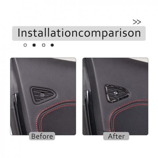 Forged Carbon Fiber Dashboard Speaker Trim Tweeter For Corvette C8 Z51 -25