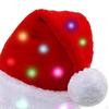 Рождественская шляпа, рождественские головные уборы, реквизит, светодиодная подсветка Санта-Клауса для сценического выступления, косплея
