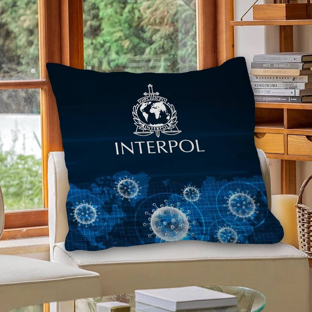 IInterpols LOGO Pillow Anime Pillow Sofa Bed Head Pillow Cover Cushion Cover x cm Fashion