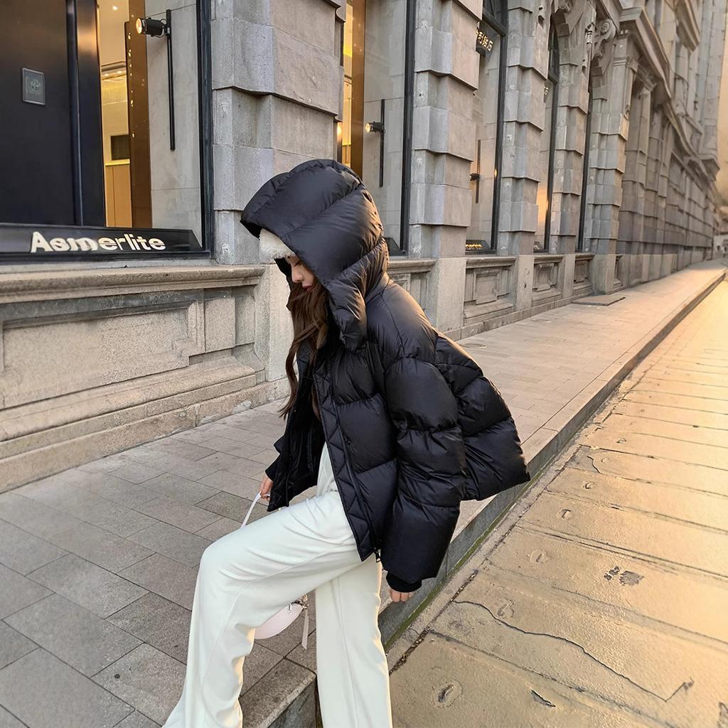 Annual Down Cotton-padded Clothes Women's Short Fashion Cotton-padded Clothes Loose Design Jacket