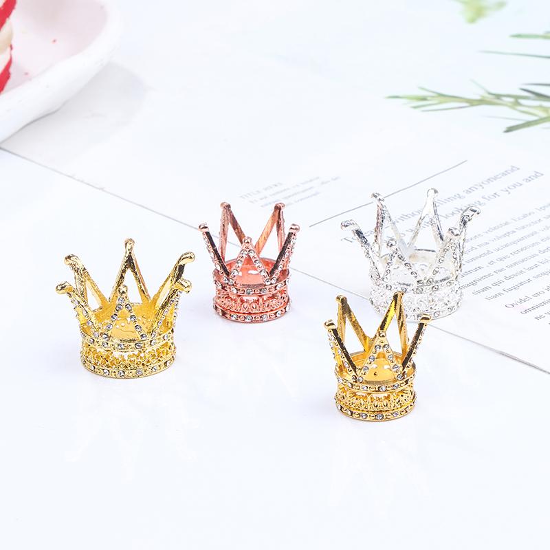 Аксессуары для кукол Металлическая корона Головной убор Аксессуары для волос для кукольного домика Игрушка