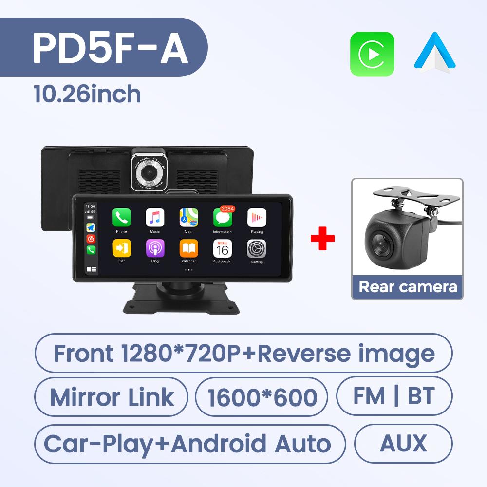 10,26-дюймовый Android Auto Wireless Carplay для универсального автомобильного радиоприемника с GPS, стереоплеера, поддержки Mirror Link FM BT, интеллектуальных систем