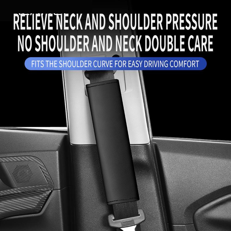 2pc Car Seat Belt Shoulder Protection Covers Shoulder Pads Accessories For BMW MINI Cooper One S JWC R55 R56 F56 R57 R58 R59 R60