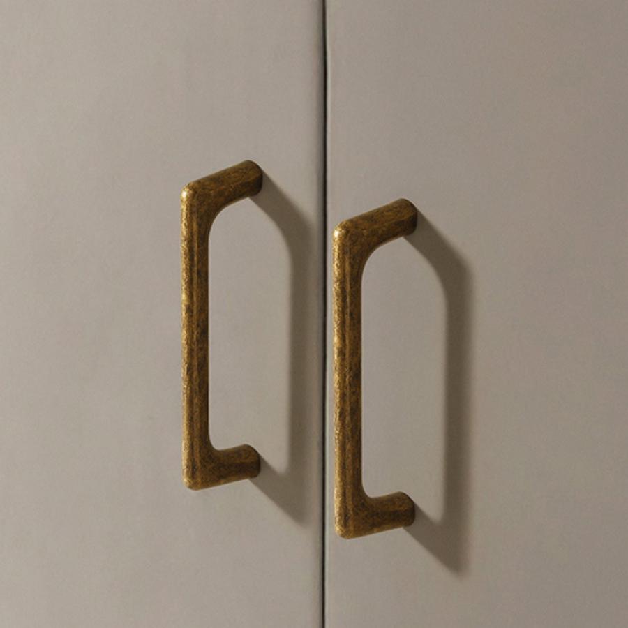 Retro Antique Bronze Furniture Handle Vintage Zinc Alloy Drawer Pulls Solid Wardrobe Door Handle