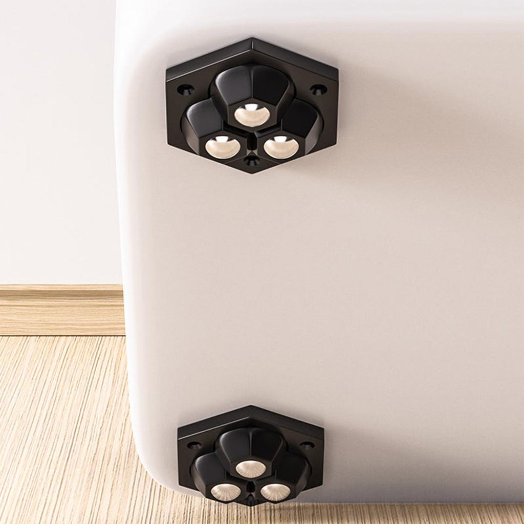 Self Adhesive Small Caster Wheels, Roller Ball Transfer Bearing, Универсальное колесо с вращением на 360°, Липкий шкив для мусорного бака, Ящик для хранения,