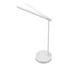 LED Table Lamp with Foldable Stand and Small Night Double-headed 5-color Light. (white)