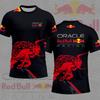 Мужская футболка Red Bull Racing Team Driver 1 Летняя с коротким рукавом Женская футболка Повседневная Спортивная Детская Одежда Топы