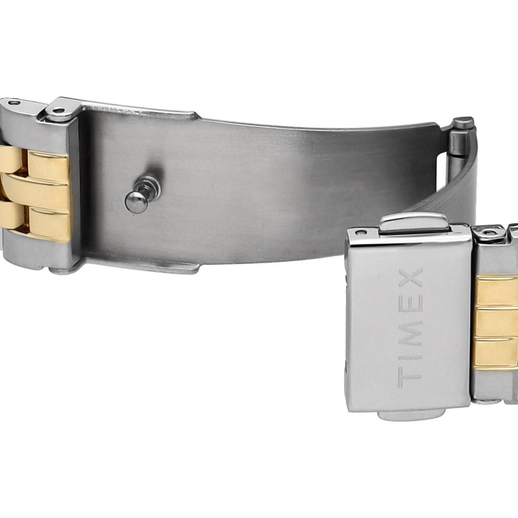 Женские кварцевые часы TIMEX Kaia 41 мм, серебристый циферблат, водонепроницаемость 5 АТМ, минеральное стекло TW2V79500