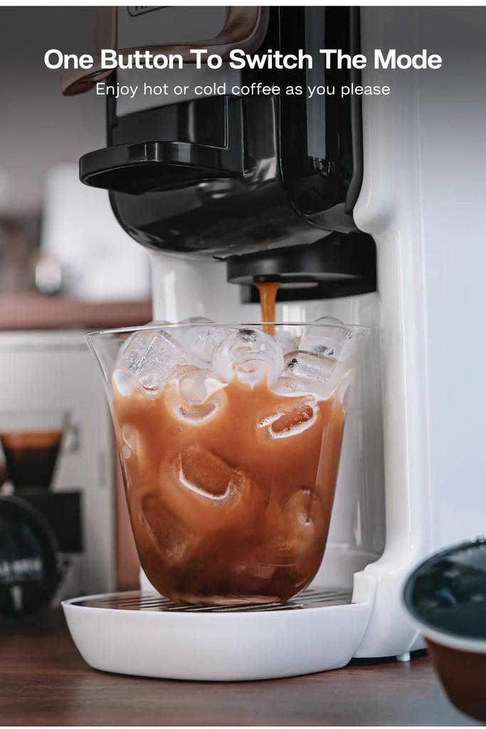 Мультикапсульная кофемашина, Горячая/Холодная Dolce Gusto Капсулы Nespresso Капсулы ESE Молотый кофе Кафетерий 20 Бар 5 в 1,H2B