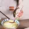 Деревянная ложка Кухонные половники Суповая ложка Японские деревянные сервировочные ложки Большая ложка для рамена Суповая лапша Хмельница Сито Посуда